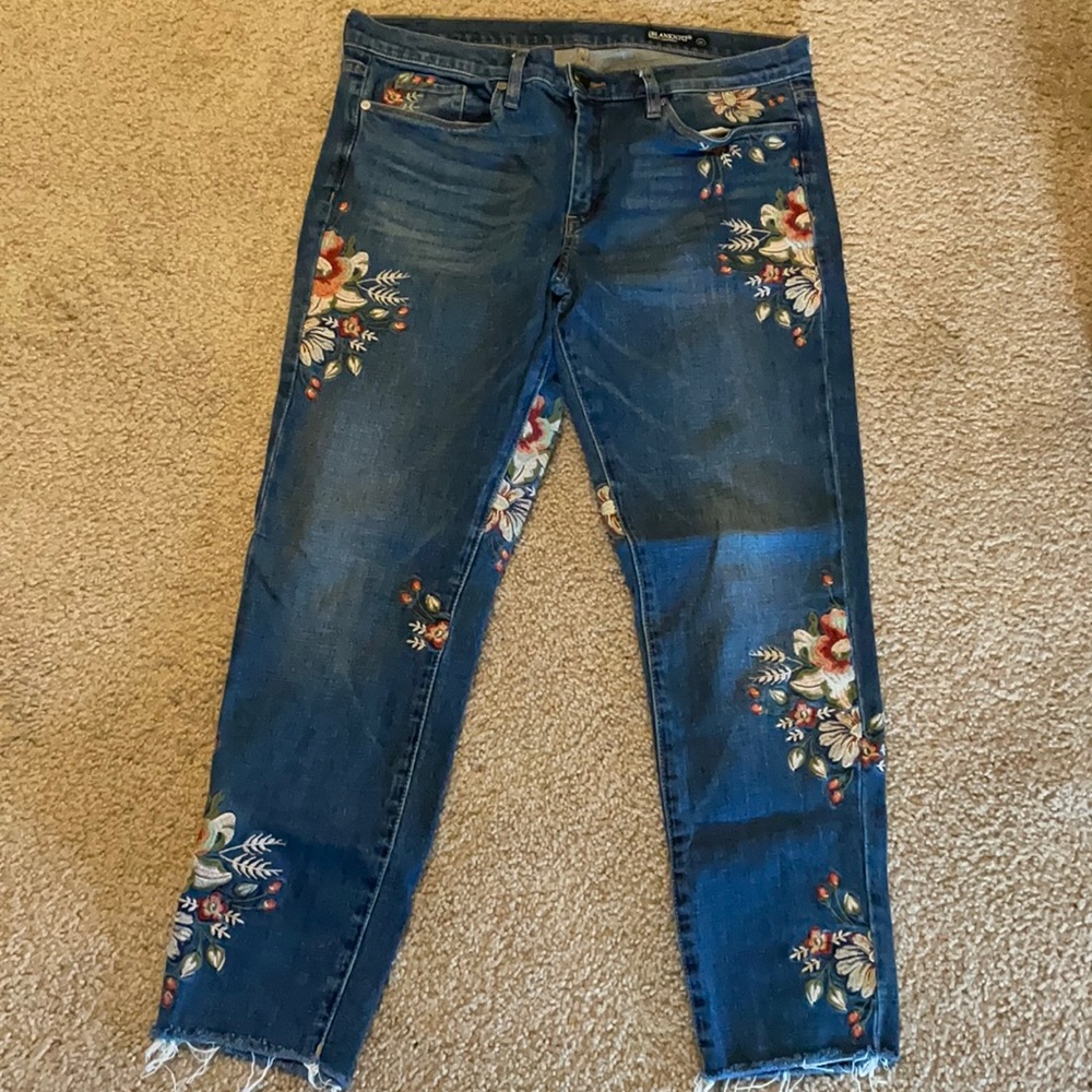 BlankNYC embroidered skinny jean